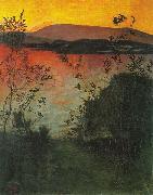 Harald Sohlberg Natteglod oil painting artist